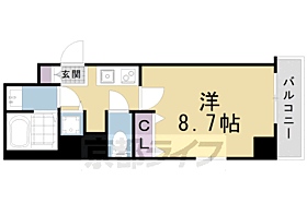 京都府京都市上京区大宮通下立売上る浮田町（賃貸マンション1K・2階・28.32㎡） その2