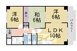 サニーパーク小坂 11階3LDKの間取り
