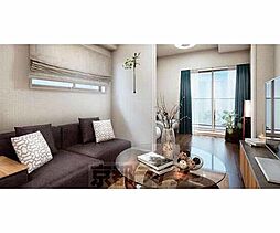 エステムコート京都祥邸 1021 10階2Kのリビング/ダイニング