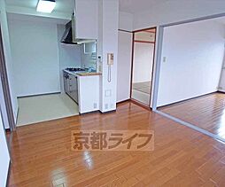 JR山陰本線 太秦駅 徒歩12分の賃貸マンション 7階3DKのリビング/ダイニング