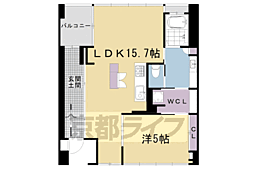 SHALIMARNISHIOJI 1LDKの間取図画像