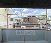 バルコニーからの景色です。