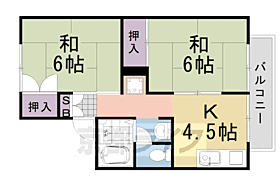 レーヴ・ボワ 102 ｜ 京都府京都市西京区大枝沓掛町（賃貸アパート2DK・1階・38.91㎡） その2