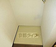 室内洗濯機置き場になります。