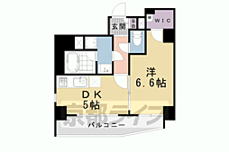 ベラジオ京都西大路2 1DKの間取図画像