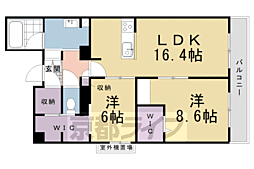 グランドール伏見桃山 4階/402