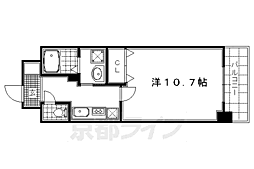 エスリード西小路御池 1Kの間取図画像