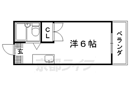 ニューハウス上田 1Kの間取図画像