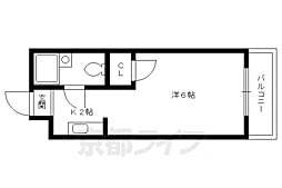 京福電気鉄道北野線 北野白梅町駅 徒歩20分