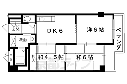 ニュー高野ロイヤルハイツ 3DKの間取図画像