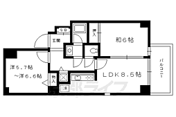 プリムローズ 2DKの間取図画像