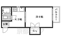 京福電気鉄道北野線 北野白梅町駅 徒歩17分