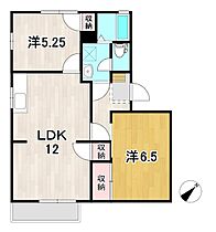 タジリシーサイドヴィラB 101 ｜ 茨城県日立市田尻町７丁目（賃貸アパート2LDK・1階・50.78㎡） その2