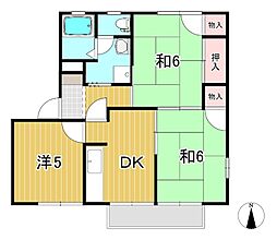 間取図画像 3DK