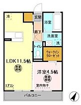 グリーンアレイC 202 ｜ 茨城県日立市東滑川町３丁目（賃貸アパート1LDK・2階・40.29㎡） その2