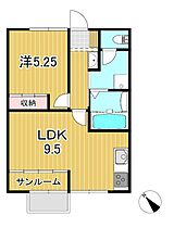 茨城県日立市東多賀町２丁目（賃貸アパート1LDK・1階・40.57㎡） その2