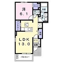 ブリーズ　ヒル　II 101 ｜ 茨城県日立市田尻町５丁目（賃貸アパート1LDK・1階・45.77㎡） その2