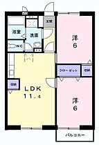 エトワール 202 ｜ 茨城県日立市川尻町６丁目（賃貸アパート2LDK・2階・53.82㎡） その2