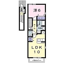 エクセレンテ 201 ｜ 茨城県日立市若葉町３丁目（賃貸アパート1LDK・2階・41.98㎡） その2