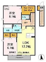 カーサベルヴィ　B 202 ｜ 茨城県日立市東滑川町１丁目（賃貸アパート2LDK・2階・68.58㎡） その2