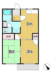 間取図画像 2DK