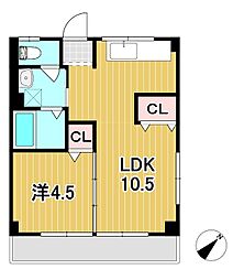 間取図画像 1LDK