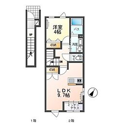 モン・マヤ(Mon maya) 1LDKの間取図画像