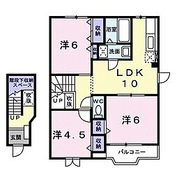 ベルウッド381B 3LDKの間取図画像