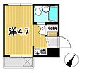 ハイツくれよん2階2.4万円