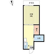 清水ハイツ 107 ｜ 東京都大田区大森北3丁目26-5（賃貸アパート1K・1階・22.31㎡） その2