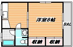 間取図画像 1K