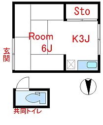 西山コーポ 2階