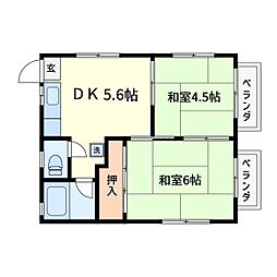宮内サンハイツ西新井C棟 2階