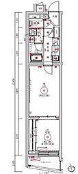 LUMEED梅島 1LDKの間取図画像