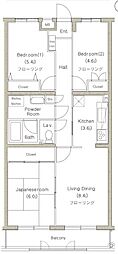 グレースコート梅島 3LDKの間取図画像