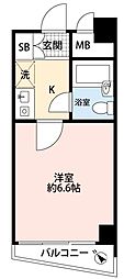 メゾンドール西荻窪 1Kの間取図画像