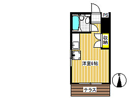 ハイツ南大泉 ワンルームの間取図画像