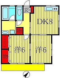 間取図画像 2DK
