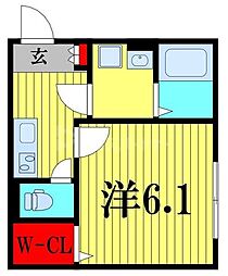 間取図画像 1K