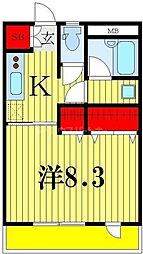 APT・アィマックボー 1Kの間取図画像