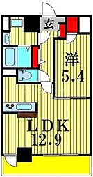 ArtGraceHill 1LDKの間取図画像