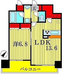 果樹園ST 1LDKの間取図画像
