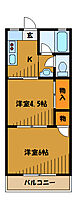 東京都国分寺市本町4丁目（賃貸マンション2K・1階・30.28㎡） その2