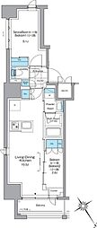 ルフォンプログレ横浜関内 1SLDKの間取図画像