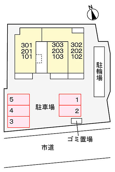 エクラ宝塚 ｜兵庫県宝塚市川面1丁目(賃貸アパート1LDK・1階・40.13㎡)の写真 その6