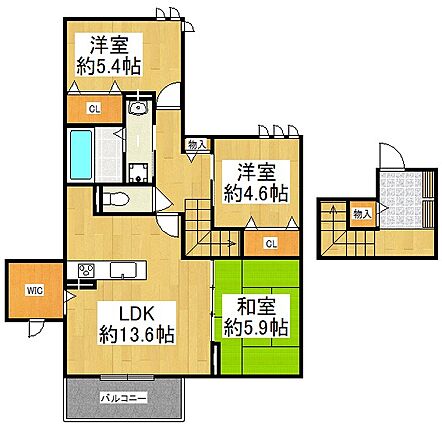 D-room中州_間取り_0