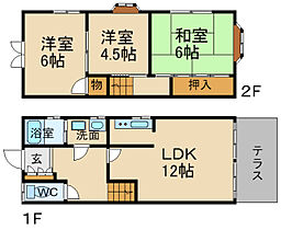 紫苑ハウス  ｜ 兵庫県宝塚市中筋山手2丁目（賃貸テラスハウス3LDK・1階・67.00㎡） その2