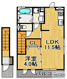 間取図画像 1LDK