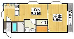 ハイツ77 1LDKの間取図画像