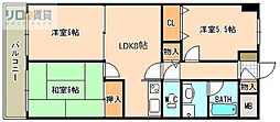 リバティパレス 3LDKの間取図画像